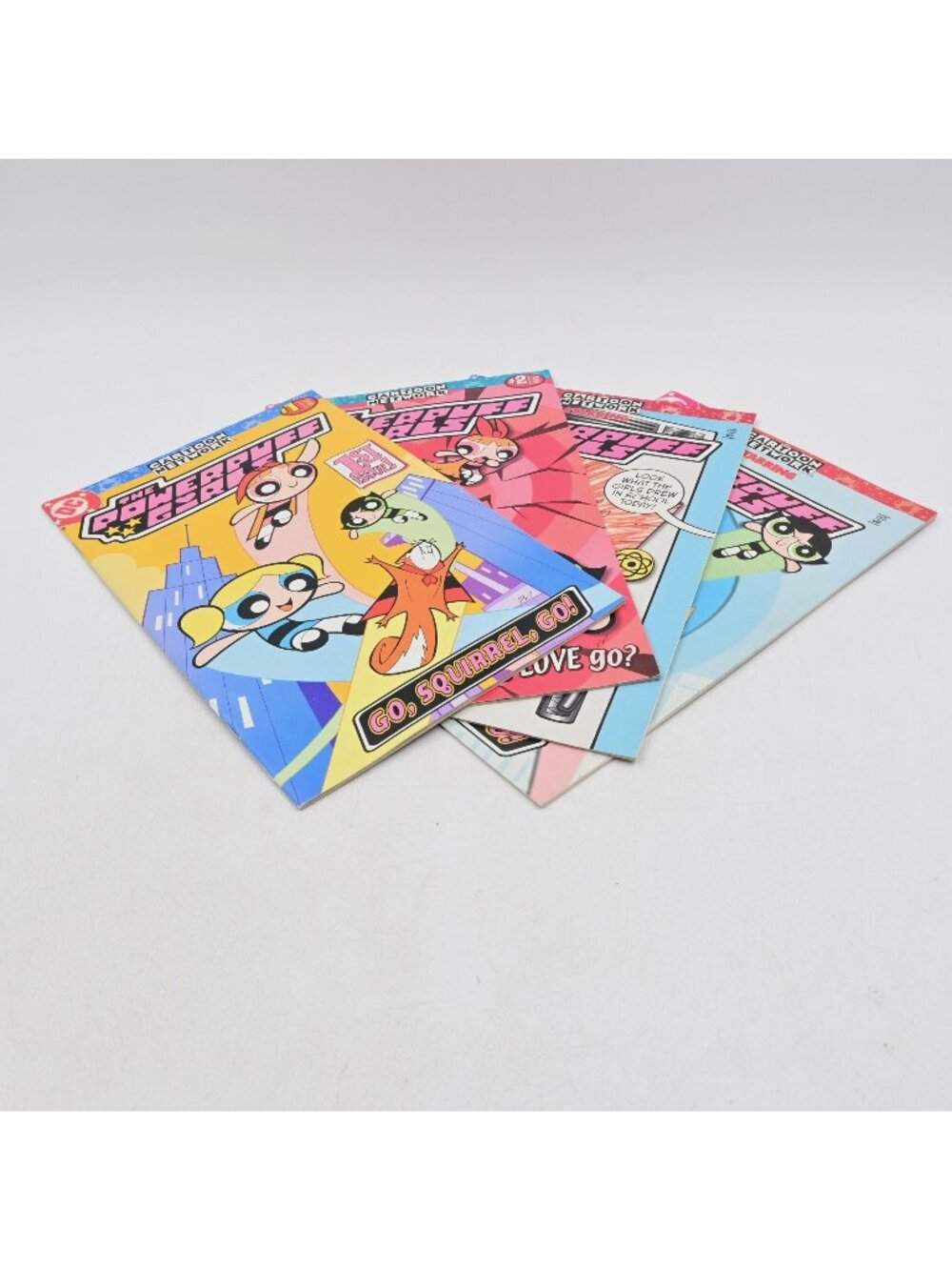 The Powerpuff Girls Comic Book Lot of 4 Cartoon Network DC Comics w/ 1st Issue